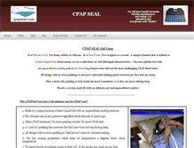Tablet Screenshot of cpapseal.com